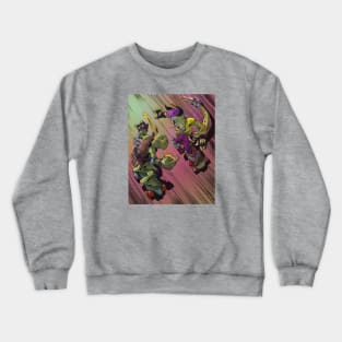 TMNT Michelangelo and Mondo Gecko Crewneck Sweatshirt